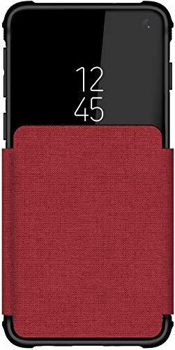 Funda Para Galaxy S10 Con Soporte De Tarjetas En Color Rojo