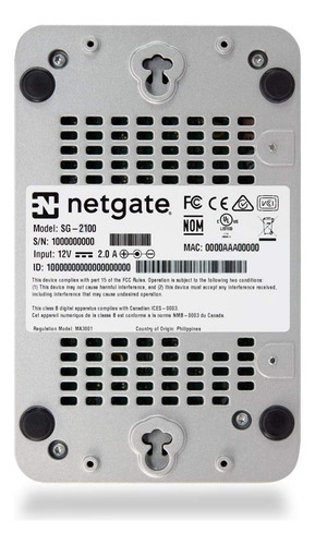 Enrutador Netgate 2100 Con Software Pfsense+ Firewall Vpn