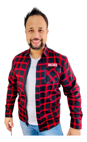 Imagem 1 de 5 de Camisa Masculina Xadrez
