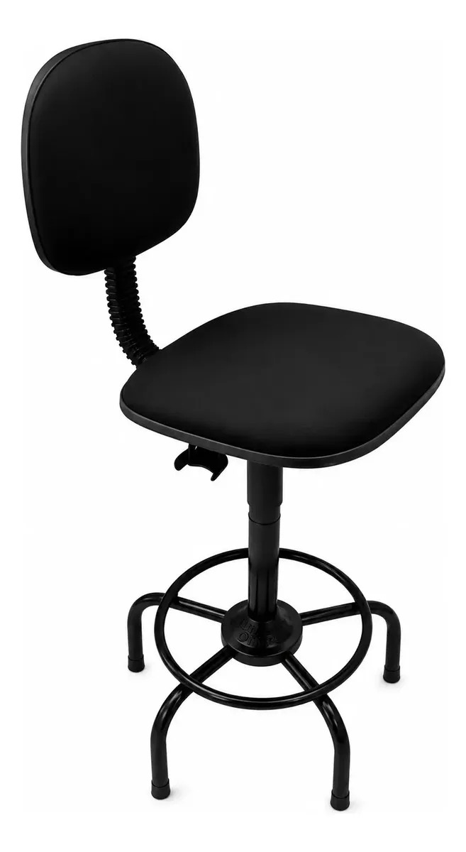 Foto do produto: Cadeira Caixa Alta Preta Metal Urban Office
