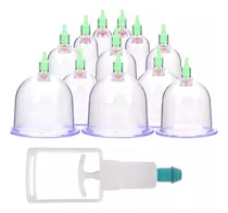 Comprar Ventosas Chinas Set 12 Copas Masajes Profesional Ventosas