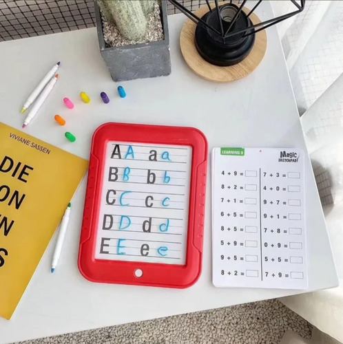 Tableta De Escritura Led Borrable Para Niños, Iluminación El