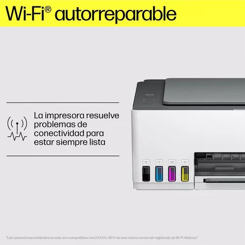 Impresora Hp Smart Tank 580 Multifuncional Con Wifi Bluetooth HP