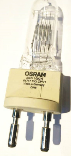 Lámpara Osram Fkj 64747 230v 1000w G22 Cp/71 Tv Teatro