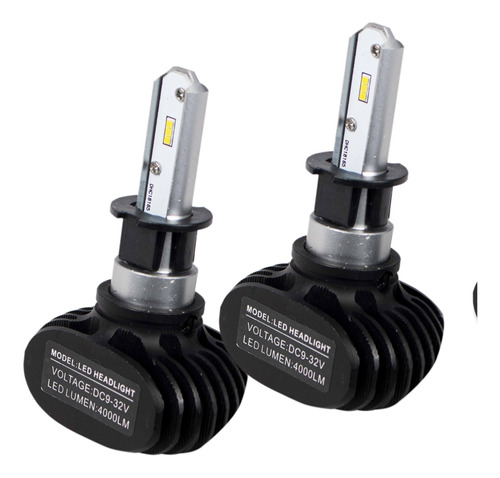 2 Focos Led H1 H3 H7 H11 880 9005 9006 S1 Csp 8000 Lm Blanco