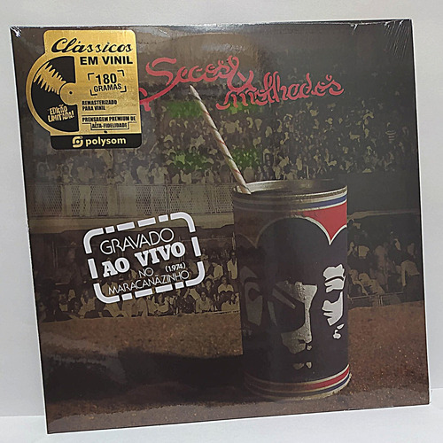 Lp Vinil Secos E Molhados Ao Vivo No Maracanãzinho Lacrado