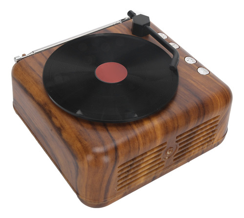 Mini Gravador De Vinil Retrô, Alto-falante Sem Fio Bluetooth