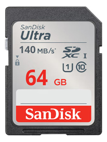 Sandisk Tarjeta De Memoria Ultra Sdxc Uhs-i De 64 Gb