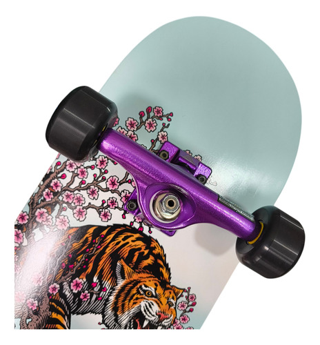 Patineta Profesional Completa. Powell Peralta 8.0 Pulgadas Negro Amarillo