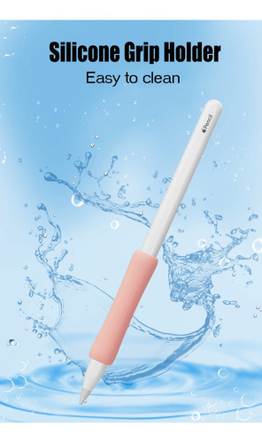 Funda Anti Deslizante Soporte Grip Para Apple Pencil Silicon
