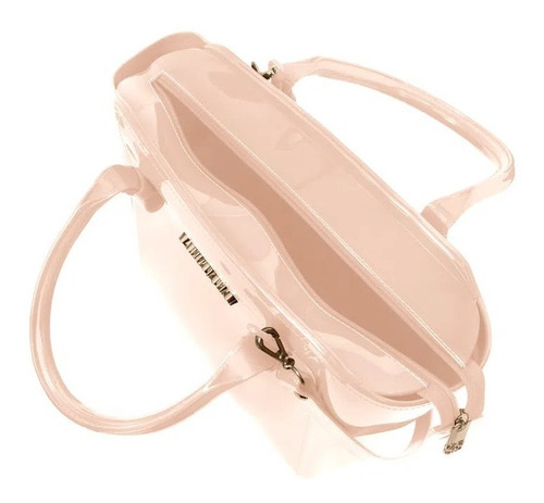 Imagem 7 de 7 de Bolsa Feminina Petite Jolie Preta Nude Média Ombro Shape 03