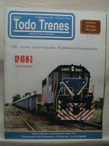  Todo Trenes Revista22 Gp 40 M-3 Las Potentes Nueva 