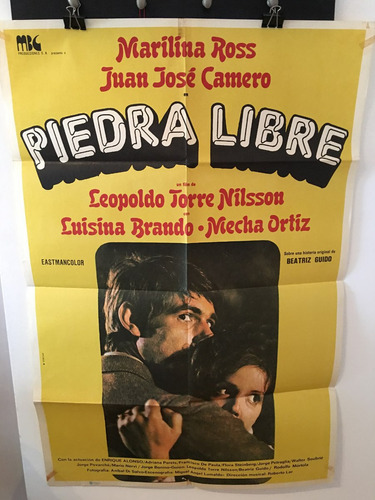 Afiche De Cine Original Original - Piedra Libre