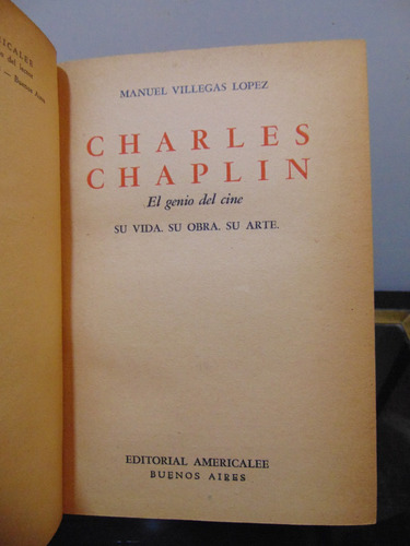 Adp Charles Chaplin El Genio Del Cine Manuel Villegas Lopez