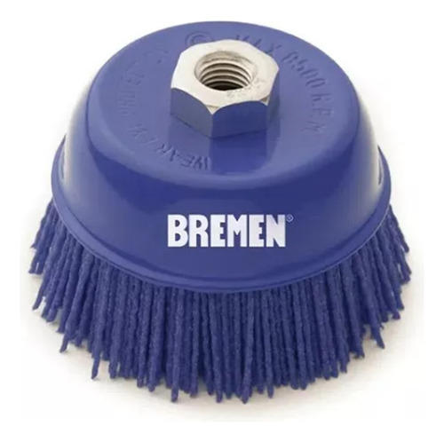 Cepillo Copa Nylon Amoladora Angular Bremen 100mm Limpieza