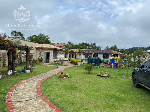 Imagem 2 de 14 de Chácara Em Condomínio Fechado, Piscina, Churrasqueira.
