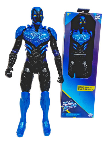 Boneco Blue Beetle Besouro Azul Articulado 30cm - Sunny