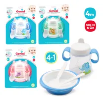 Comprar Juego Set De Vajilla Alimentacion Plato Cubierto Bebe Vaso