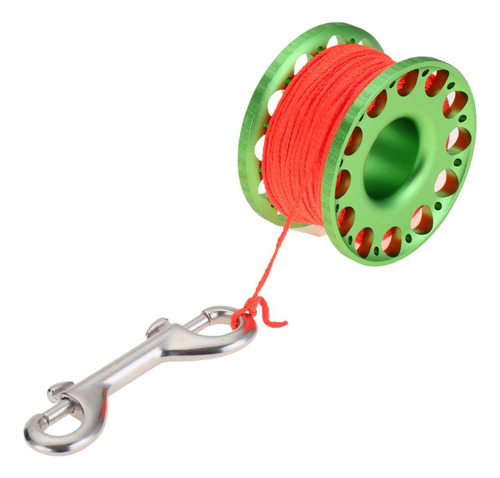 Carrete De Buceo Con Línea De Alta Carrete Verde