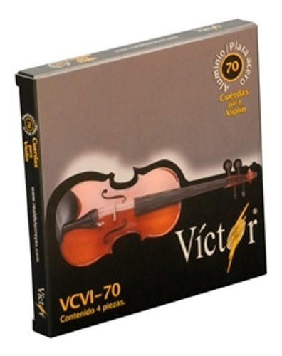 Set Cuerdas Violin Victor Acero 70