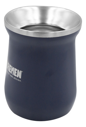 Mate Acero Inoxidable Bremen Termico Frio Calor 7743 Color Azul