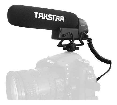 Micrófono Takstar Sgc-600 Para Canon Nikon Sony Celular Dslr
