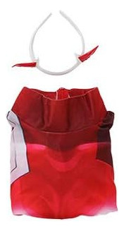 Chapéus Anime C Feminino Vermelho Batalha Terno 2024