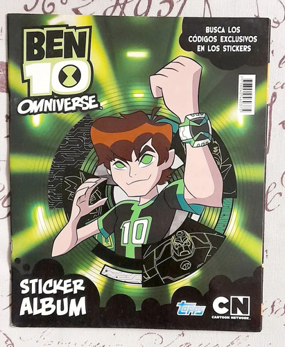 .- Album Ben 10 Omniverse Completo Pegado Topps