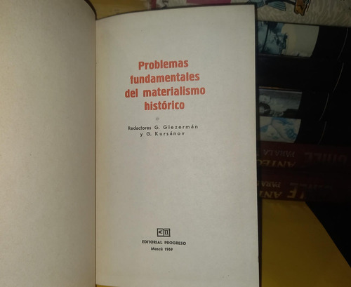 Problemas Fundamentales Del Materialismo Histórico - 1969