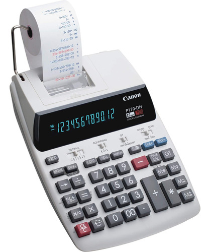 Calculadora De Impresión De Escritorio Canon P170dh3 De 12 D