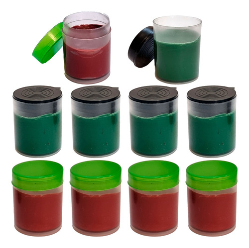 Kit 10 Pastas De Polir 21g Para Polimento Com Micro Retífica