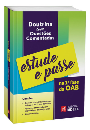 Doutrina Questões Comentadas Estude E Passe 1ª Fase Da Oab