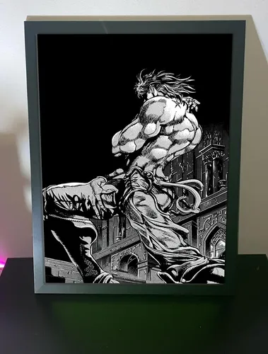 Cuadro Anime Marco Vidrio Jojo's - Dio Pose
