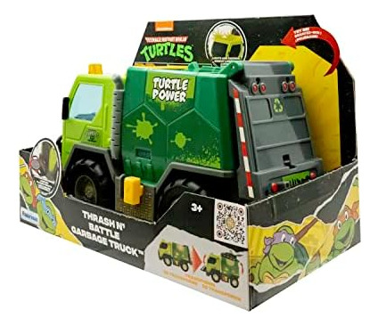 Camión De Basura Tmnt Acción Con Detalles Thrash