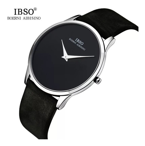 Reloj Ibso Ultrafino Cuero Hombres Caballeros Moda 2018 