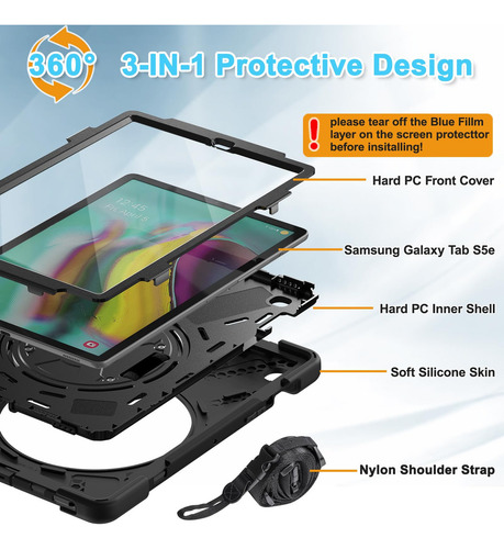 Funda Samsung Galaxy Tab S5e Braecnstock [7t88ggmm