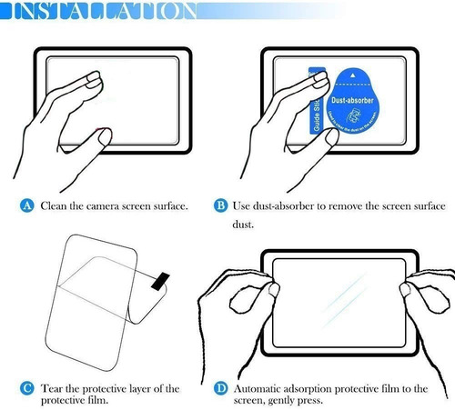 Imagen 3 de 3 de Glass Protector De Pantalla Nikon D3500