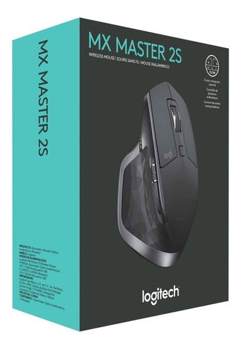 Mouse Logitech Mx Master 2s Laser Flow Bluetooth Sem Fio Multi Devise 7 Botões Wireless Wifi Recarregável Laser Unifying