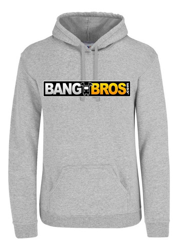 Sudadera Bang Bros Logo Bangbros Con Gorro