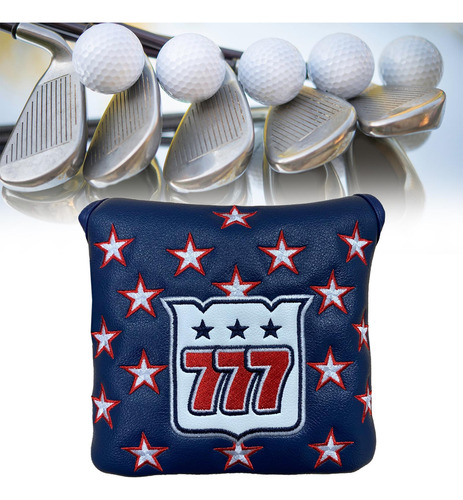 Golf Putter Head Cover Regalo De Golfista 14x13cm Cuadrado