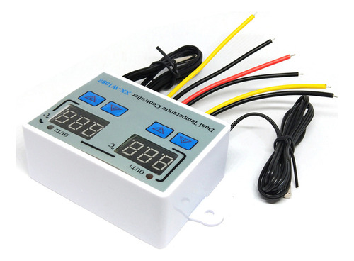 S Controlador De Temperatura Com Termostato Digital Duplo,