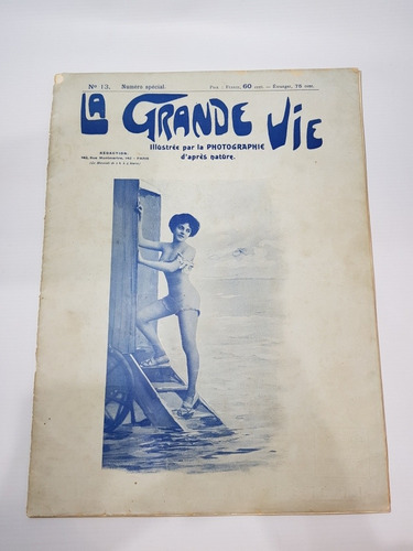 Paris Erótico La Grande Vie Modelos 1900 N°13 Mag 56918