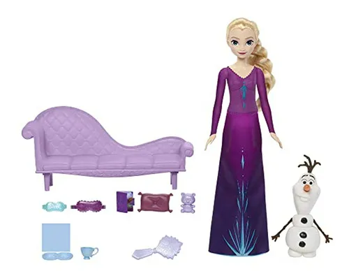 Set De Cama Frozen Snow Dreams Elsa Y Olaf De Mattel - 8 Pie