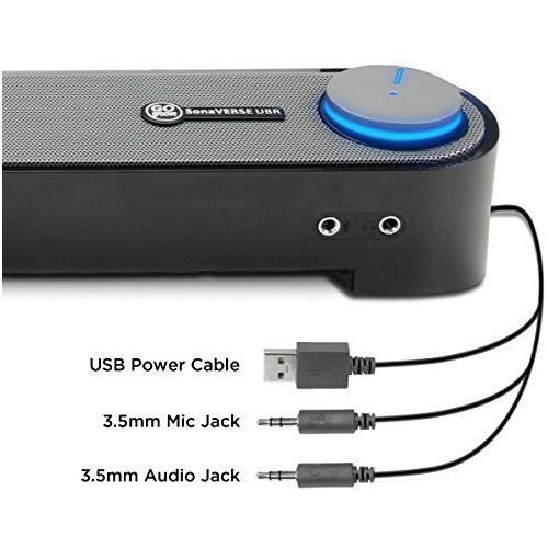 Mini Barra De Sonido Computadora, Altavoz Usb Pc Config...