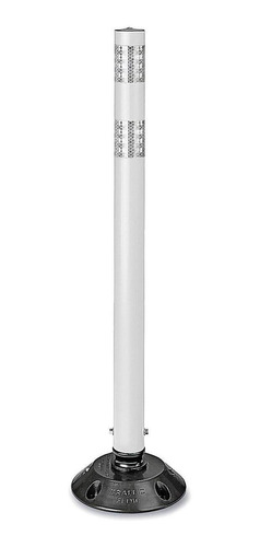 Poste Delimitador Flexible 91cm Con Base - Blanco - Uline