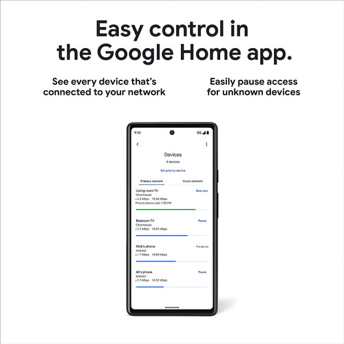 Sistema Wi-fi Google Nest Wifi Pro Confiable Para Tu Hogar