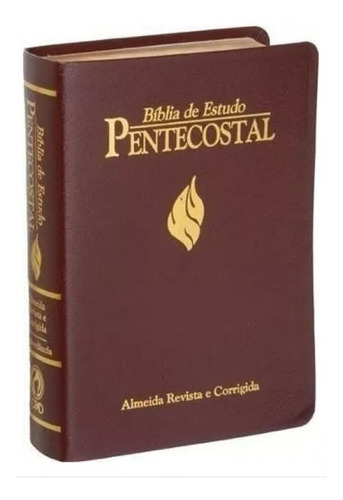 Imagem 5 de 5 de Bíblia De Estudo Pentecostal Cpad Grande Vinho Luxo