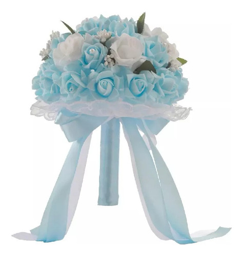 Un Ramo De Boda Nupcial Con Rosas De Cristal