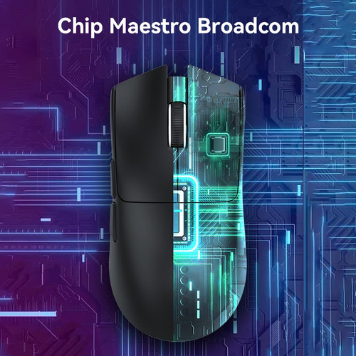 Mouse Inalámbrico Con Base De Carga Rgb, Mouse Gamer