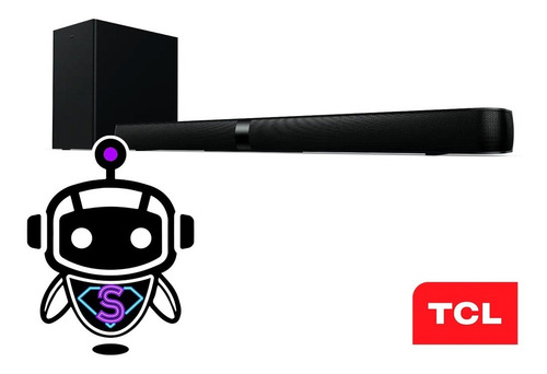 Imagen 1 de 7 de Potente Barra De Sonido Tcl 320 Watts Bluetooth + Subwoofer